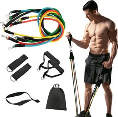 Power Exercise Resistance Band Set 5 In 1 Fitness Band Equipment For Men And Women myshopideas