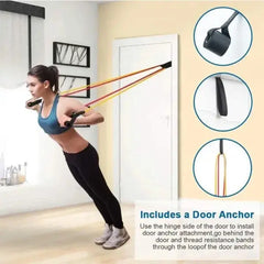 Power Exercise Resistance Band Set 5 In 1 Fitness Band Equipment For Men And Women myshopideas