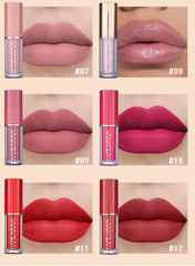 12-Piece Matte Liquid Lipstick & High Shine Lip Gloss Set – Waterproof, Long-Lasting Makeup Collection