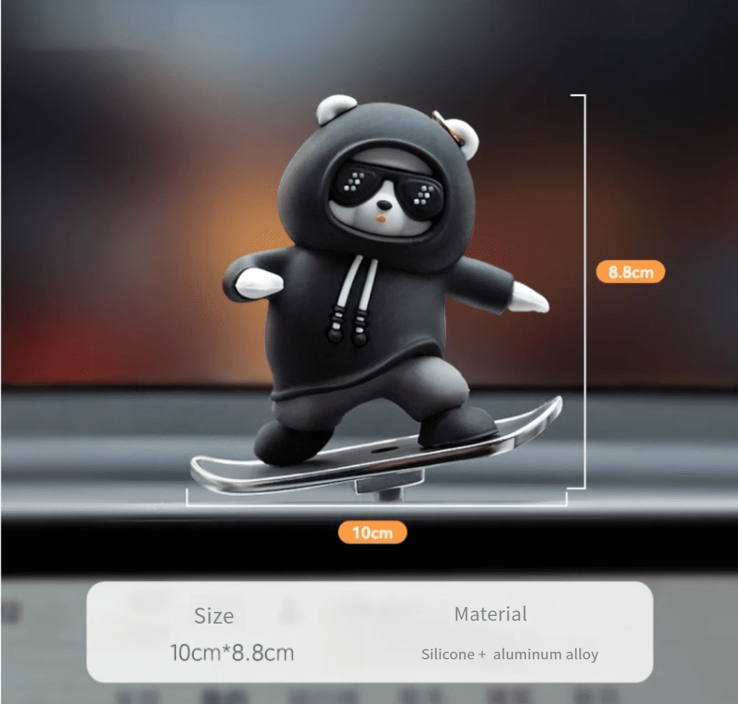 Skating Panda Bear Car Ornaments My Shop ideas