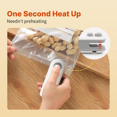 USB Rechargeable 2-in-1 Mini Bag Sealer & Cutter myshopideas