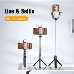 "✨📸 Remote Control 4-in-1 Selfie Stick – Your Ultimate Photo Buddy! 🎥🤳"